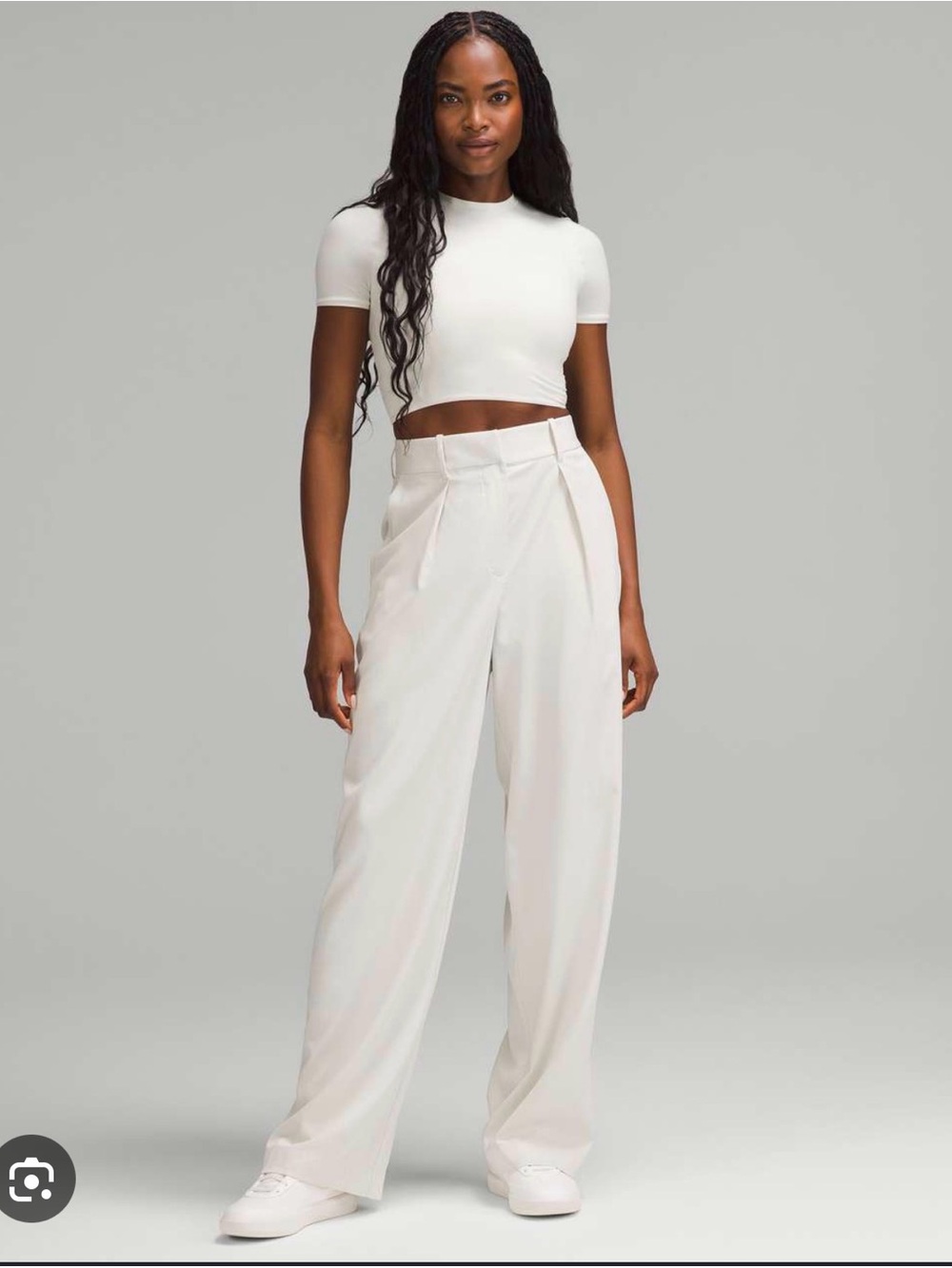 NWT Lululemon Pleat Front High Rise Trouser *Regular | Size 0 | Bone